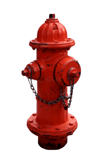 红色消防栓卡通插画免抠元素图片-元素素材7350013-万素网